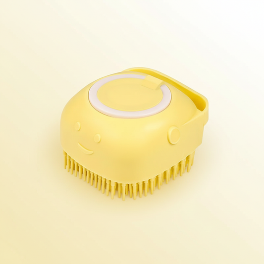 Cepillo amarillo con toque de color